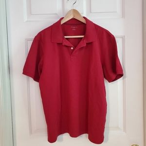 Sonoma collared polo shirts red and green